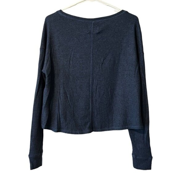 Gilly Hicks Sydney Top‎ Women Size XS Long Sleeve Blue Ice Cream Cone Preppy NWT - Picture 2 of 16